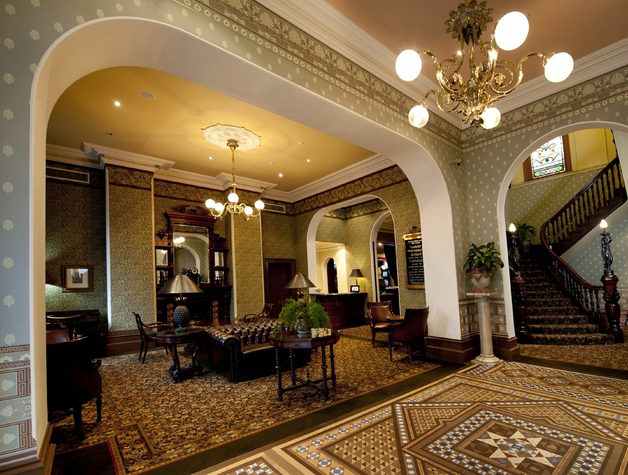 Craig'S Royal Hotel Ballarat Exterior foto The lobby of the hotel